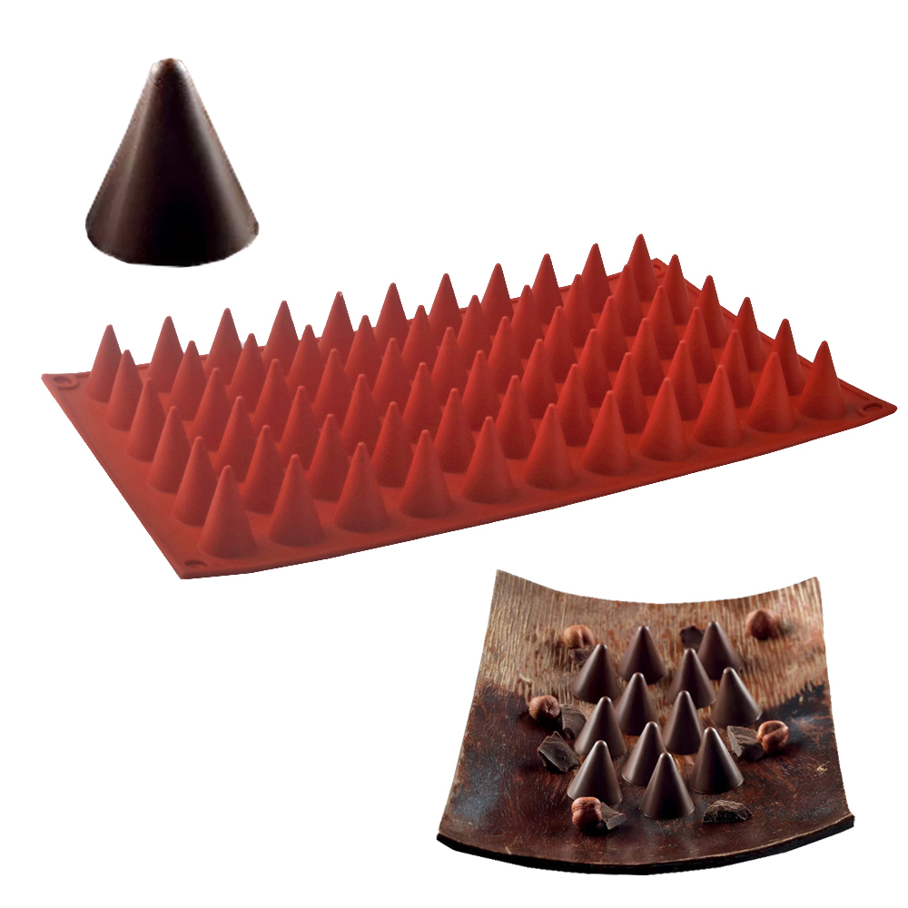 Kitchen Appliances For Baking - 66-Cell Cone Chocolate Baking Mold Food