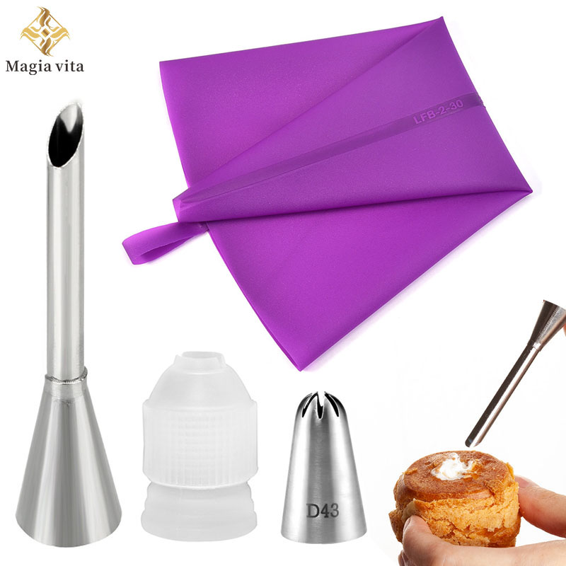 Piping Bag Disposable - DIY wielokrotnego użytku ciasto Puff wskazówka