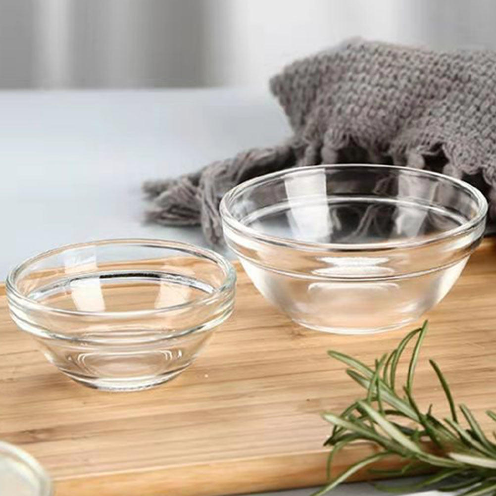 Kitchen Glass Baking Set - 4 sztuki szklanych misek na pudding,