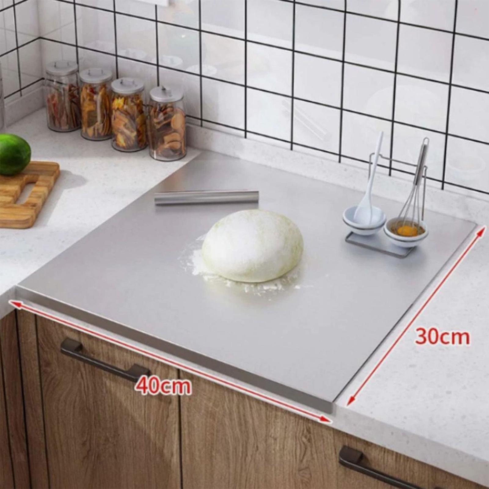 Kitchen And Baking Tools - Deska do krojenia ze stali nierdzewnej,