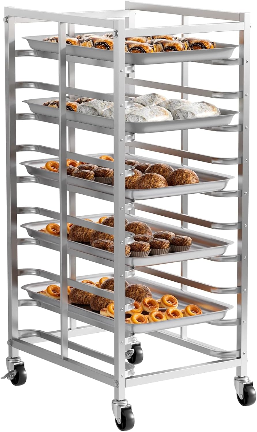 Kitchen Baking Trolley - Komercyjny wózek do pieczenia ze stali