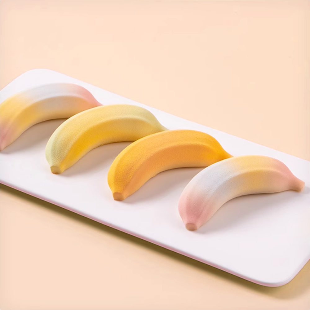 Kitchen Appliances For Baking - 6 lub 12 komórek Banana Design