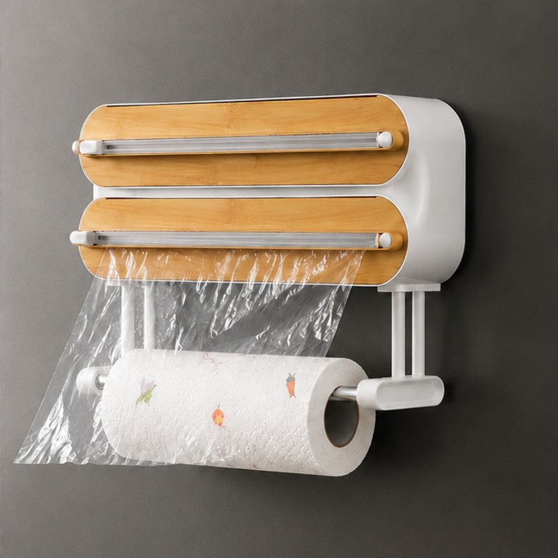 Kitchen Baking Tray Storage - Magnetyczny dozownik do folii spożywczej z