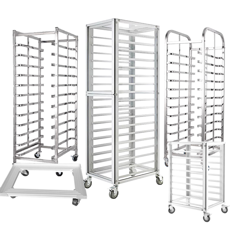 Kitchen Baking Trolley - Wielowarstwowy wózek na tace aluminiowe do