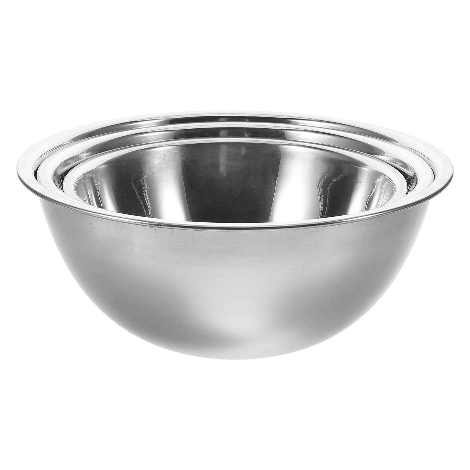 Kitchen Baking Bowls - Zestaw 3 misek ze stali nierdzewnej