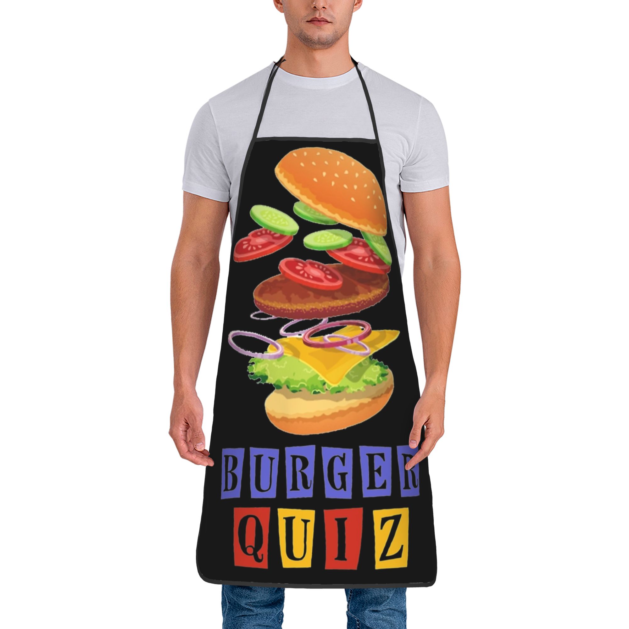 Kitchen Quiz - Quiz o burgerach Fartuch Czyszczenie Urocze