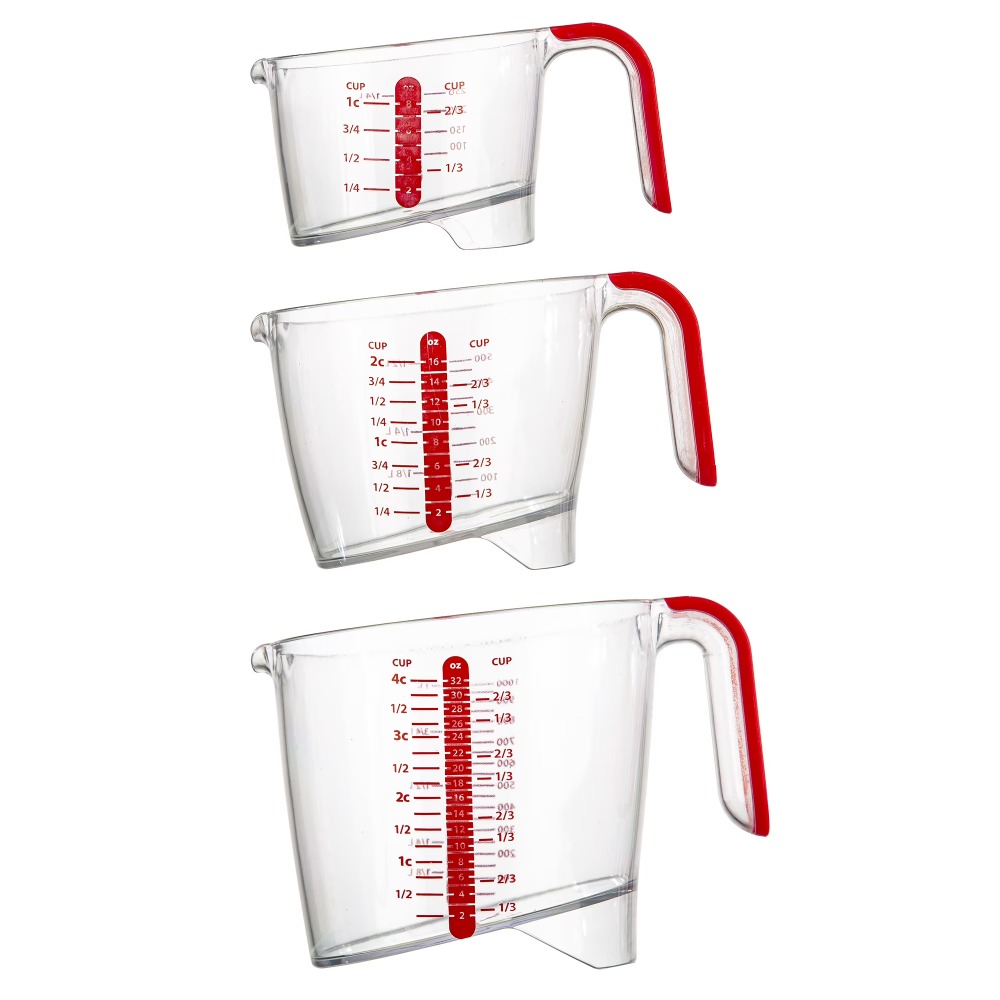 3-częściowy zestaw miarek do p – Kitchen Glass Baking Set recenzja i cena