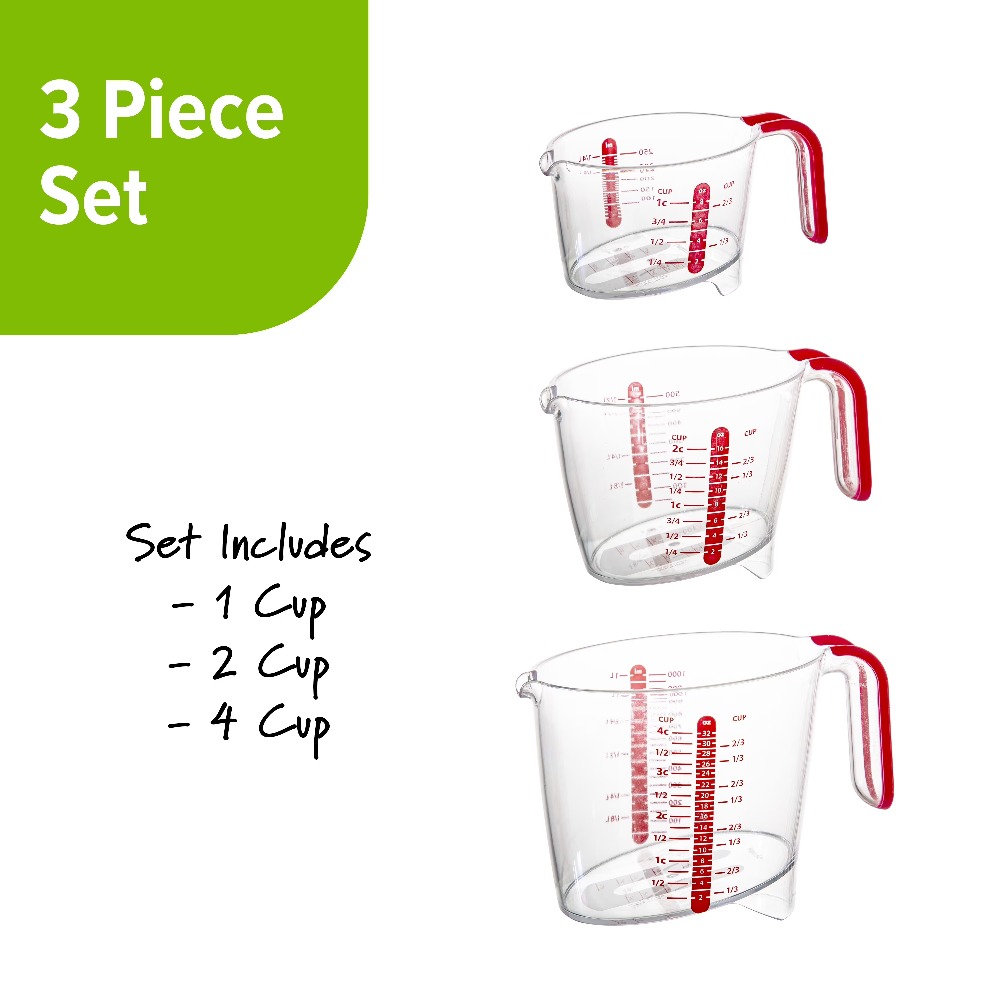 3-częściowy zestaw miarek do p – Kitchen Glass Baking Set recenzja i cena