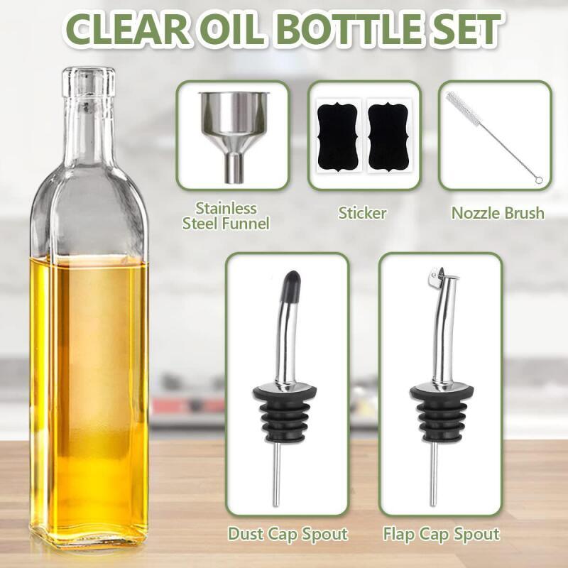 Szklany dozownik do oleju i oc – Kitchen Glass Baking Set recenzja i cena
