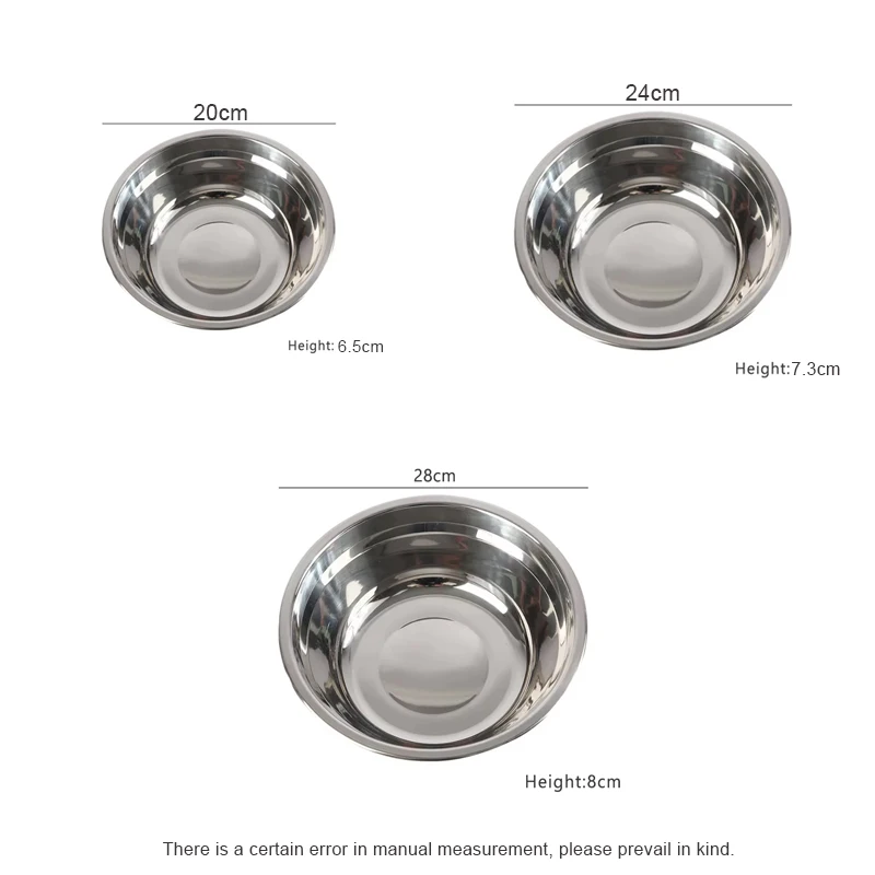 Okrągła, gruba miska ze stali  – Kitchen Baking Bowls recenzja i cena