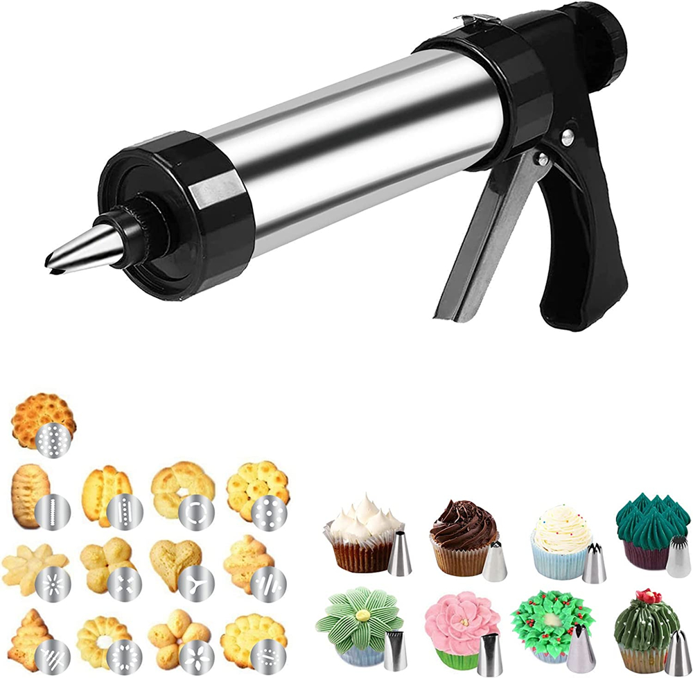 LMETJMA Cookie Press Kit Zesta – Piping Bag Disposable recenzja i cena