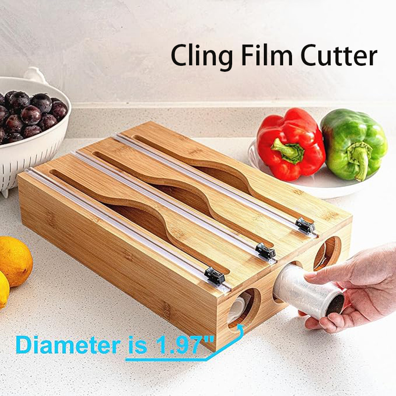 Pojemnik 3 w 1 na folię bambus – Kitchen Baking Tray Storage recenzja i cena