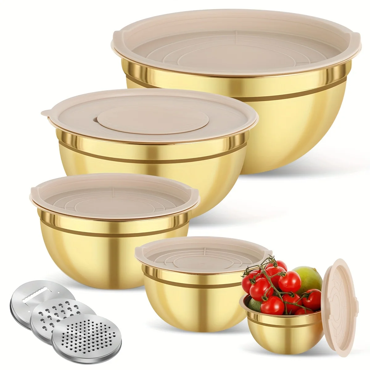 10-częściowy zestaw misek ze s – Kitchen Baking Bowls recenzja i cena