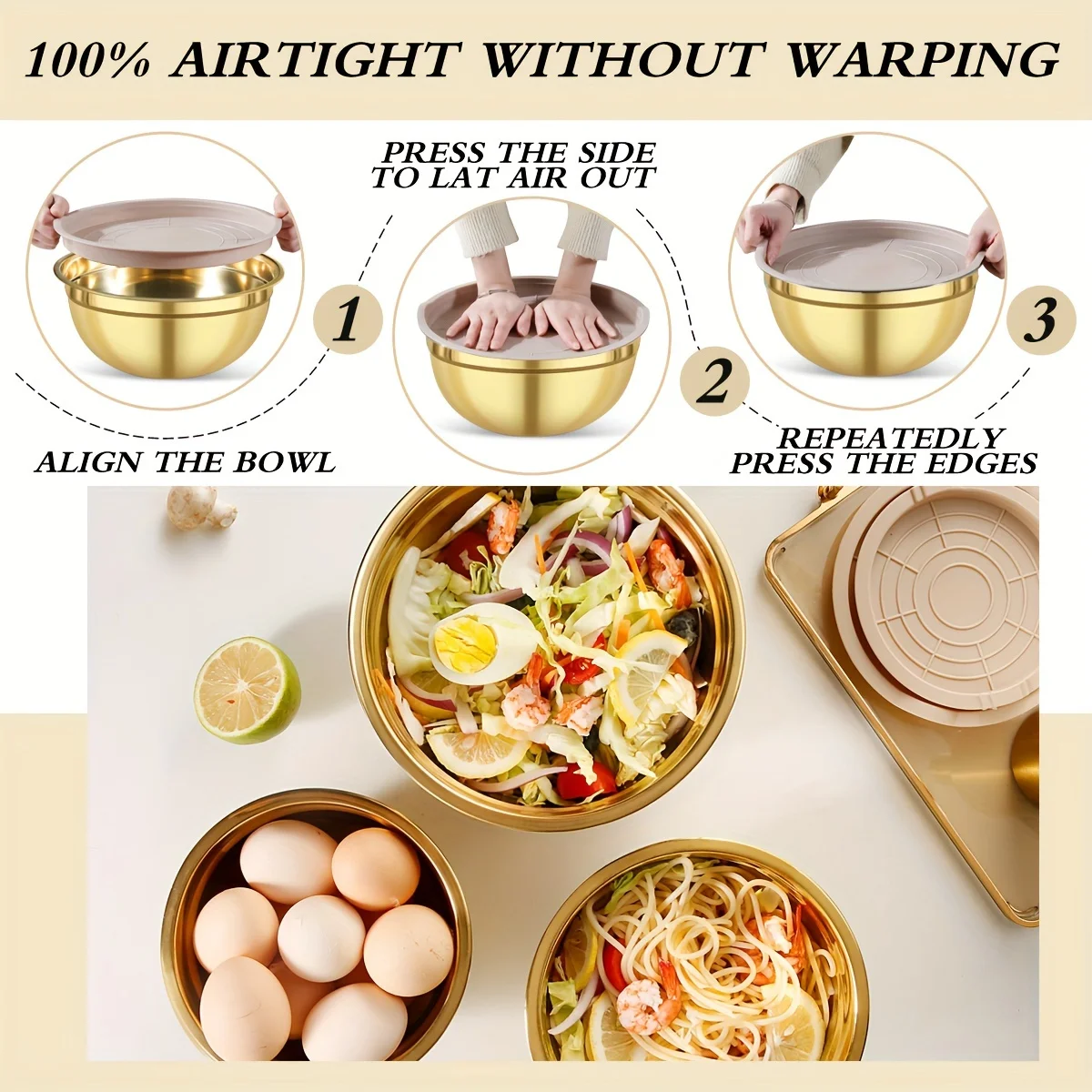 10-częściowy zestaw misek ze s – Kitchen Baking Bowls recenzja i cena