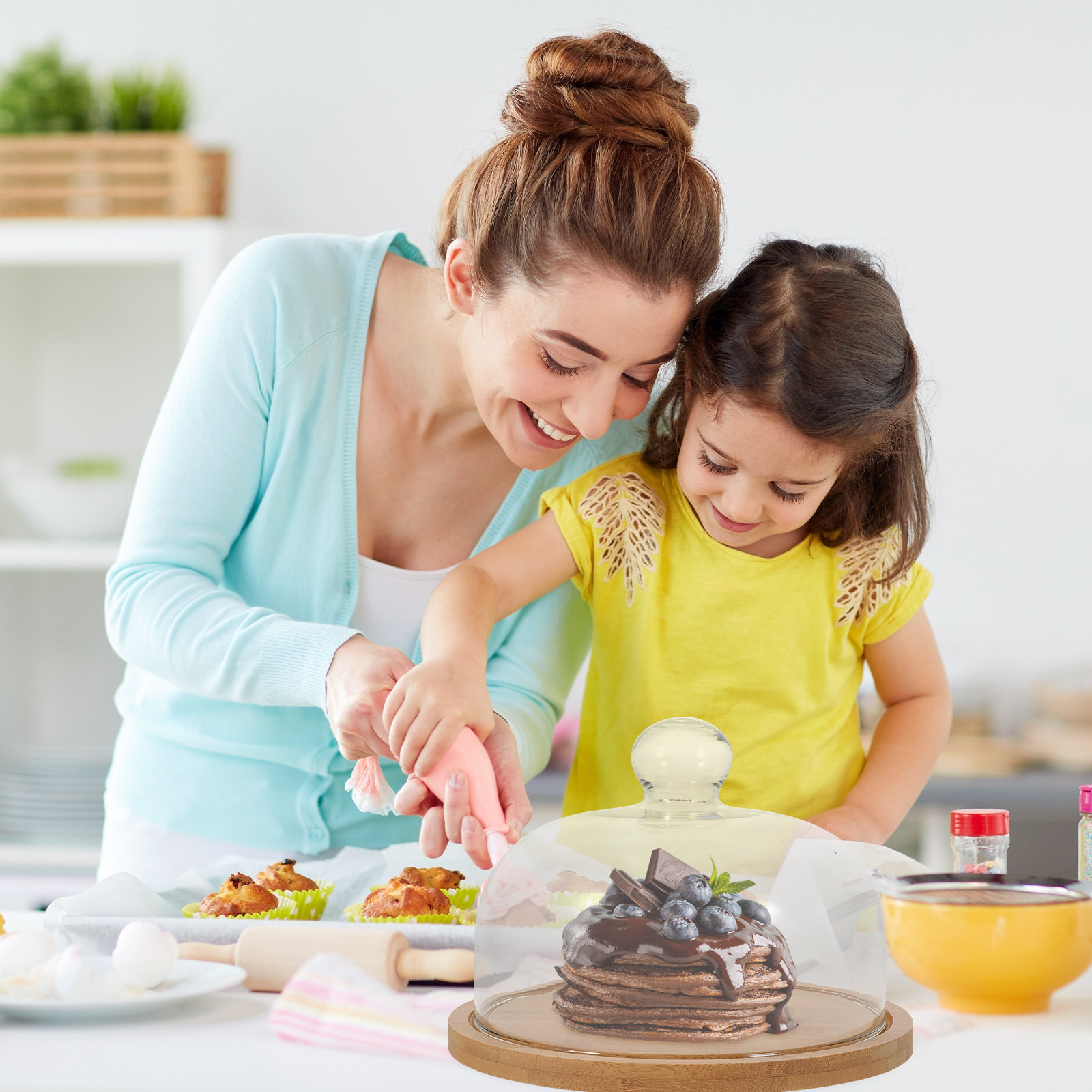 1 zestaw szklanej kopuły z dre – Kitchen Glass Baking Set recenzja i cena