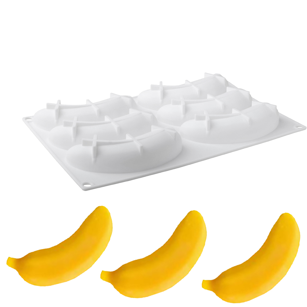 6 lub 12 komórek Banana Design – Kitchen Appliances For Baking recenzja i cena