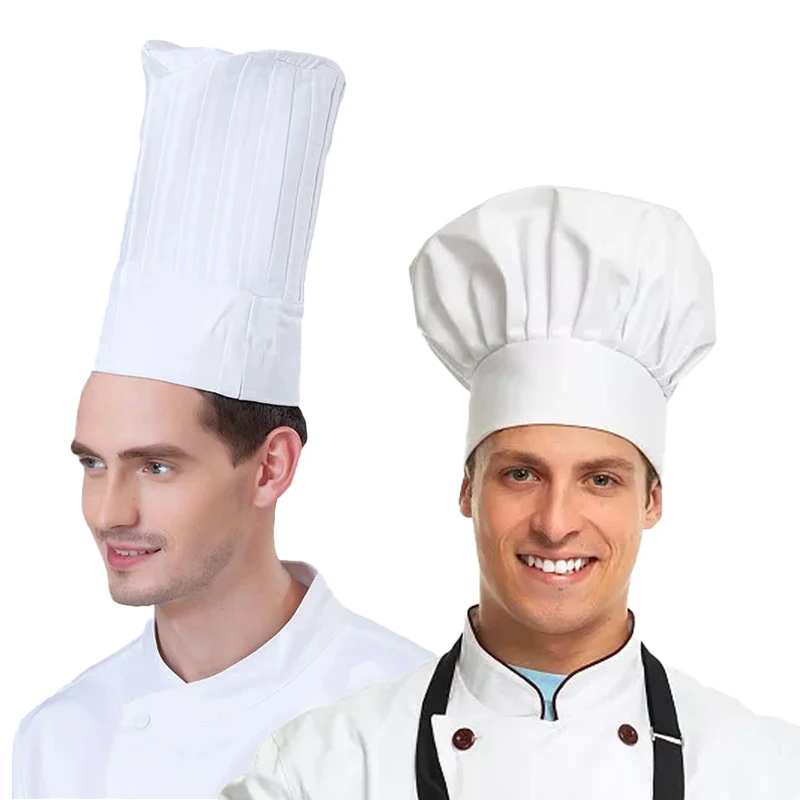 Czapka kucharska biała, wysoko – Kitchen Baker recenzja i cena