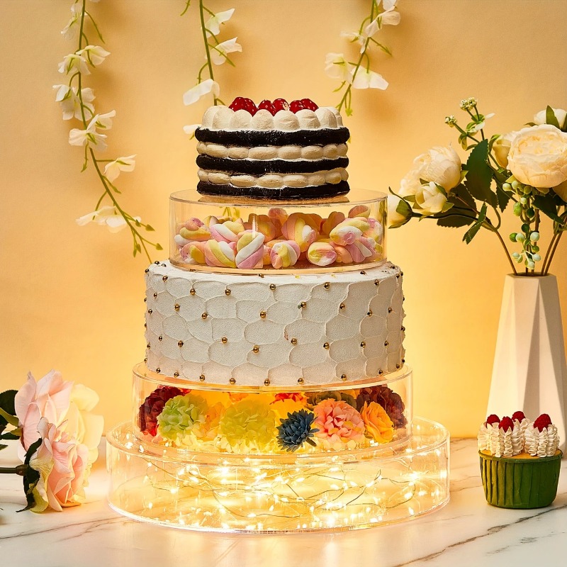 Akrylowy stojak na ciasto Okrą – Cake Board Round recenzja i cena