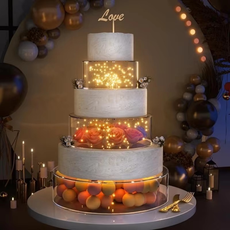 Akrylowy stojak na ciasto Okrą – Cake Board Round recenzja i cena