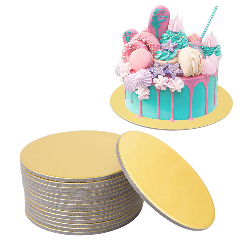 10/16/22/26cm złoto srebro okr – Cake Board Round recenzja i cena