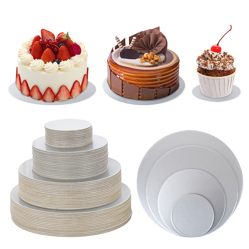 10/16/22/26cm złoto srebro okr – Cake Board Round recenzja i cena