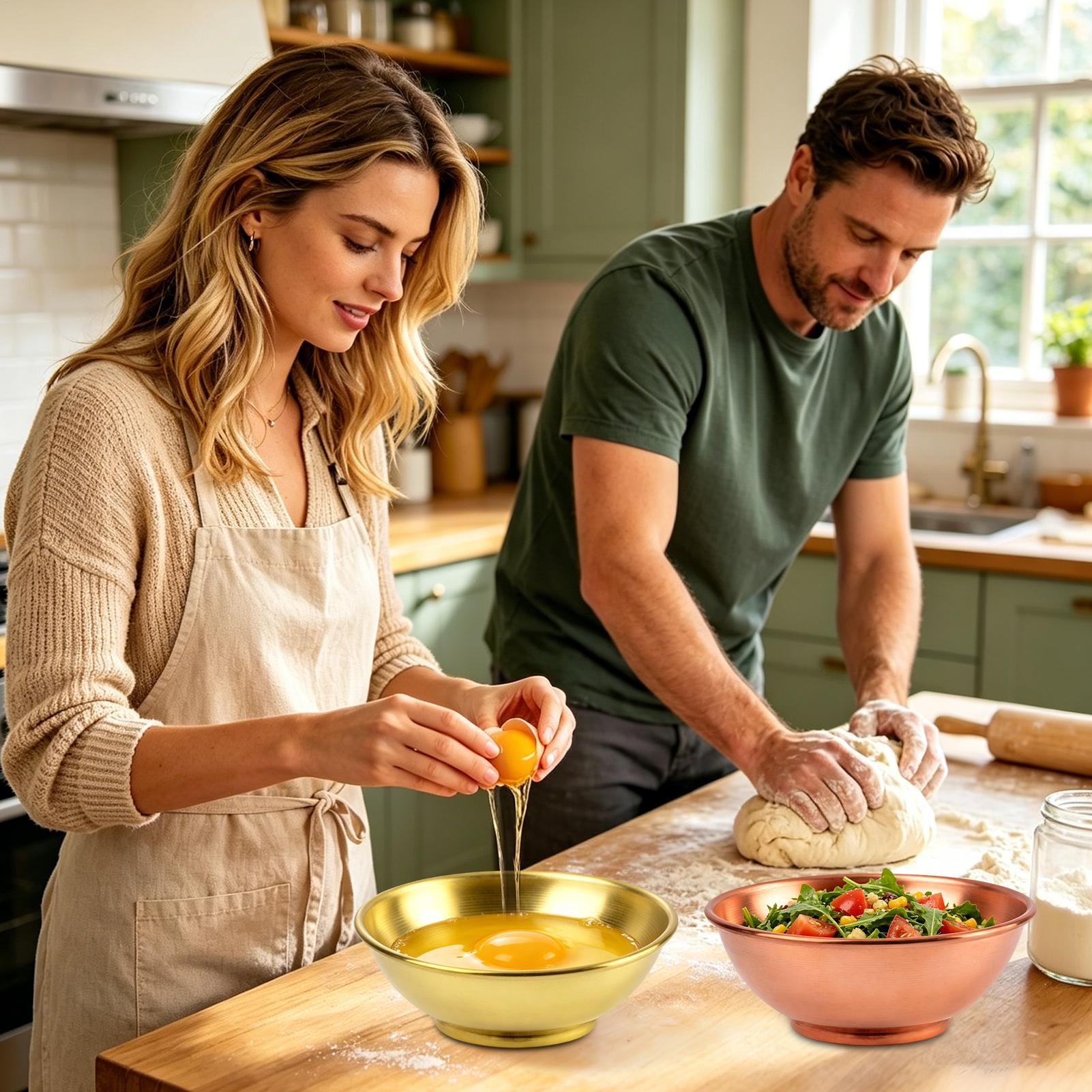 Miedziana miska Duże pojemniki – Kitchen Baking Bowls recenzja i cena