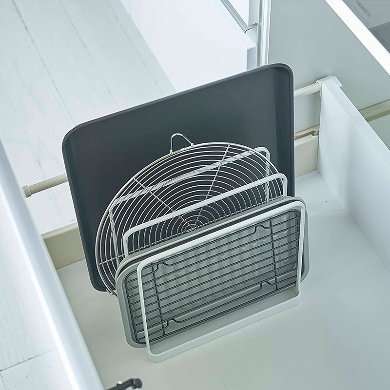 Pionowy stojak na deski do kro – Kitchen Baking Tray Storage recenzja i cena